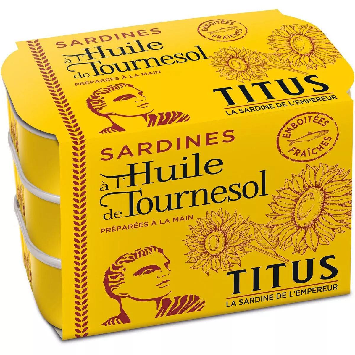 Titus Sunflower Oil Sardines 125G X 3-SurulereFoods